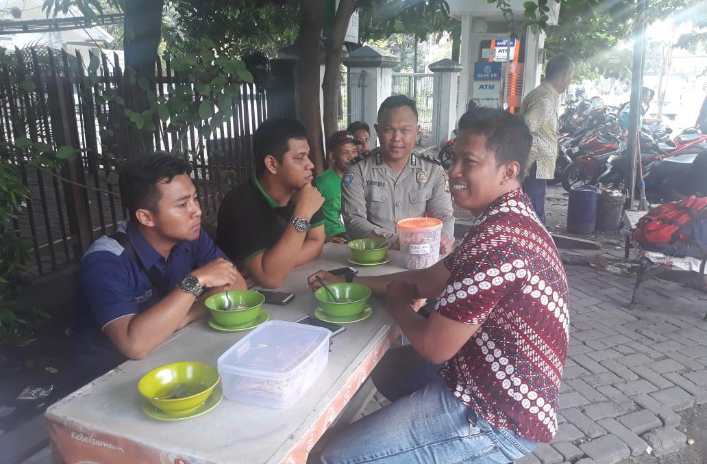 Wujudkan Pemilu Damai, Polsek Krembangan Ajak Masyarakat Jaga Kerukunan
