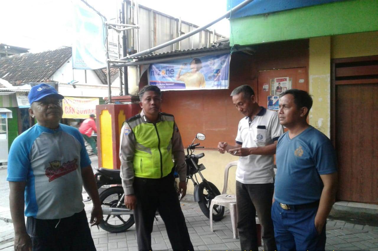 Babinkamtibmas Morokrembangan & Pengurus Kampung Pantau Knalpot Brong