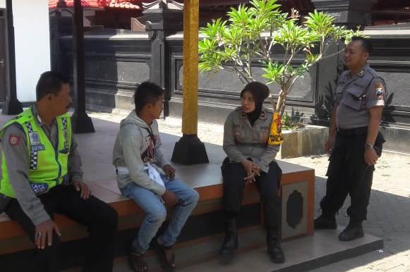 Pantau Keamanan Wilayah, Kapolsek Krembangan Terjun Lapangan