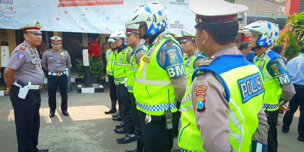 Satlantas Polres Tanjung Perak Dukung Penuh Program Unggulan Kapolres