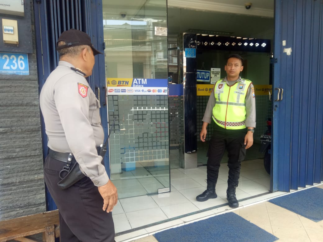 Cegah Perampokan Nasabah, Polsek Semampir Rutin Patroli Perbankan