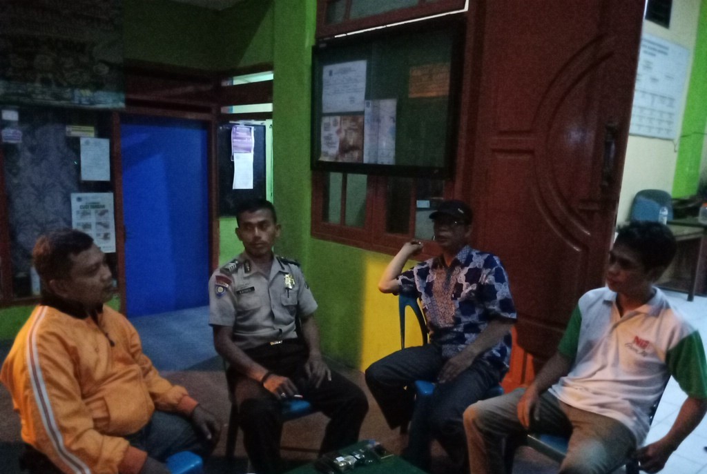 Tekan Kriminalitas, Polsek Krembangan Rajin Sampaikan Himbauan Kamtibmas
