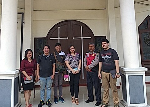 Babinkamtibmas Perak Utara Pam Kebaktian Rutin di Gereja Bahtera Hayat