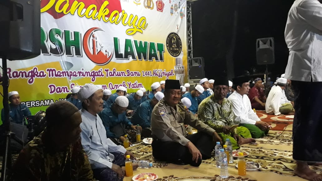 Babinkamtibmas Polsek Semampir Lakukan Pengamanan Acara Pengajian