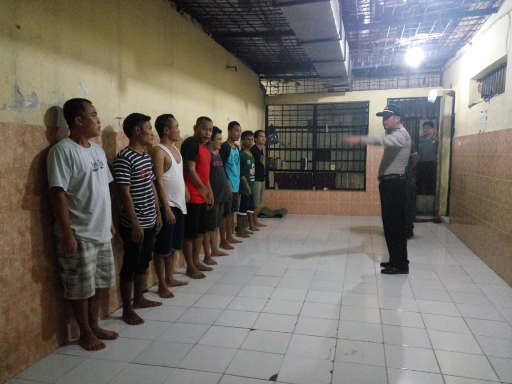 Antisipasi Penyelundupan Narkoba, Polsek Krembangan Cek Rutin Tahanan