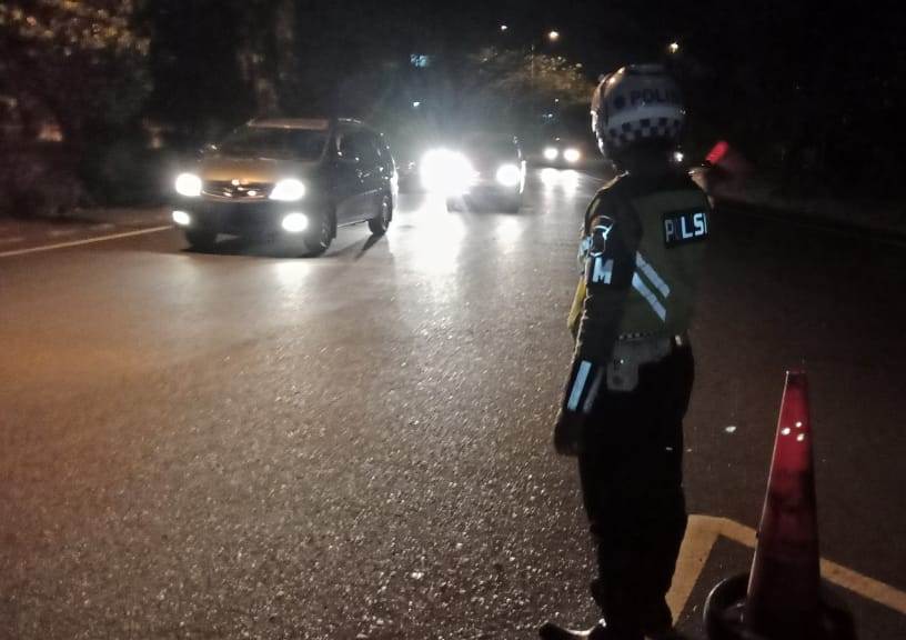 Satlantas Polres Tanjung Perak Gelar Pengaturan Malam, Antisipasi Kriminalitas Jalanan