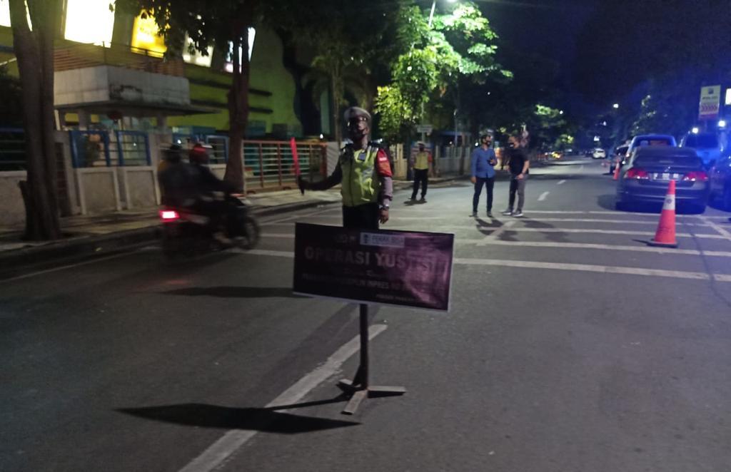 Polsek Pabean Cantikan Gelar Operasi Yustisi Penertiban Masker Bareng Satpol PP