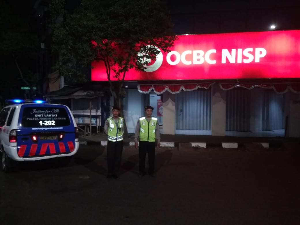 Antisipasi Kriminalitas, Polsek Pabean Cantikan Rutin Patroli Malam