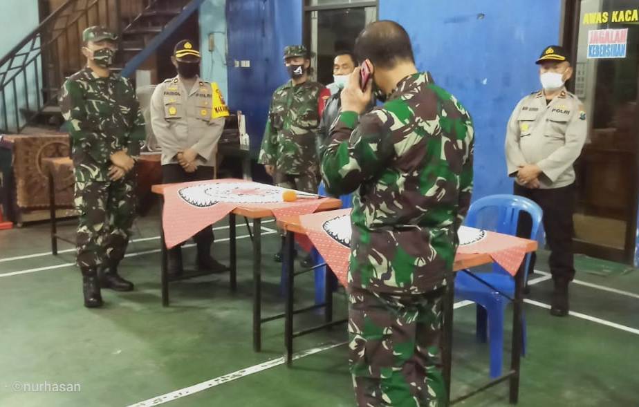 Wakapolres Tanjung Perak Dampingi Danrem Bhaskara Jaya Kunjungi Kampung Tangguh Morokrembangan