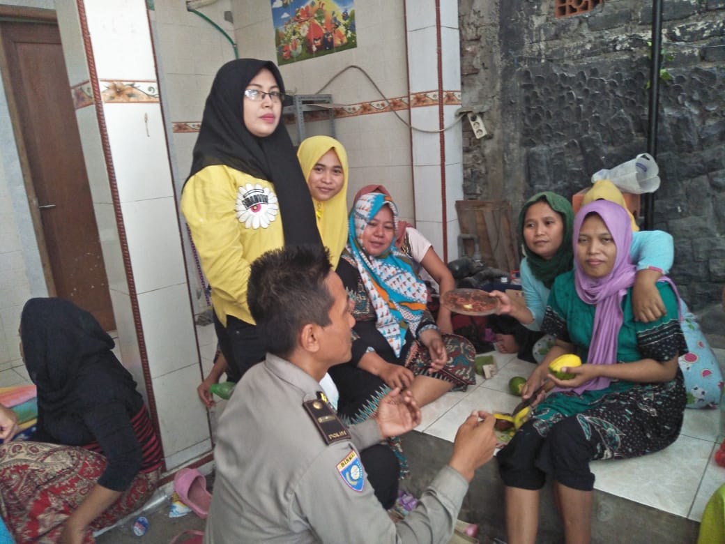 Tekan 3 C, Polsek Asemrowo Rajin Sampaikan Pesan Waspada Kriminalitas
