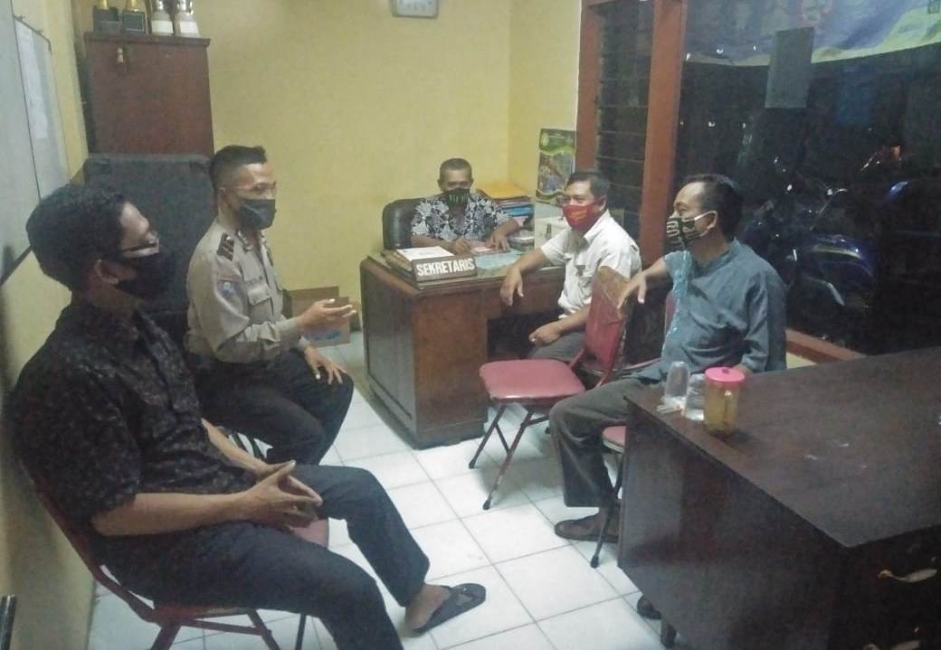 Panit Binmas Polsek Krembangan Sambang Pengurus RW, Sampaikan Ajakan Dirikan Kampung Tangguh