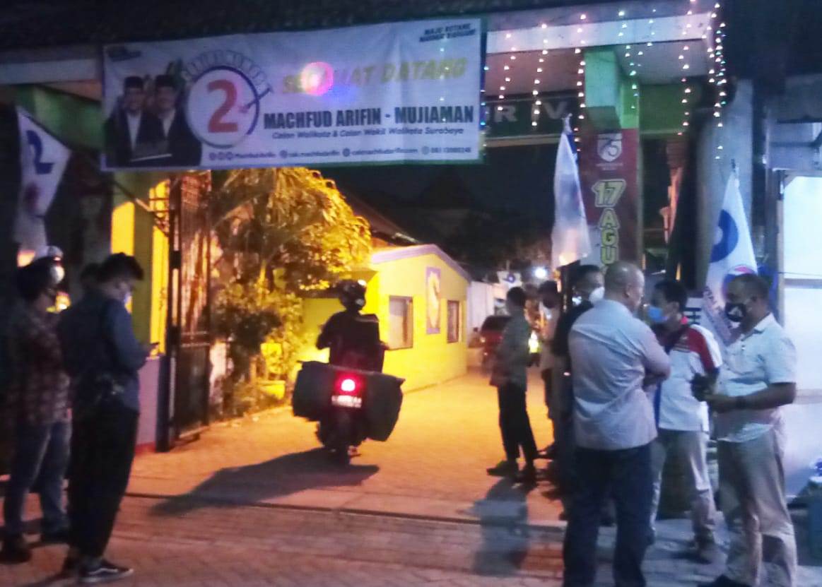 Kampanye Cawawali Nomor Urut 2 Dikawal Polsek Asemrowo