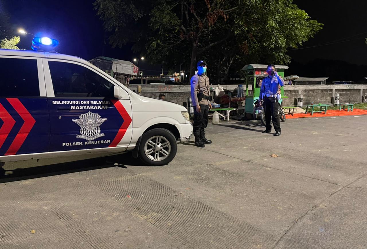 Polsek Kenjeran Gelar Patroli Malam di Underpas Jembatan Suramadu, Antisipasi 3C & Tawuran