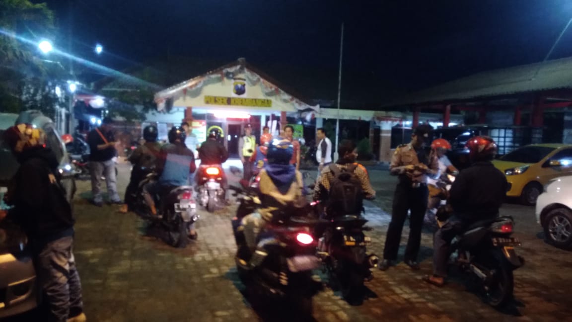 Tekan Kasus Curanmor,  Polsek Krembangan Rutin Lakukan Razia Sepeda Motor