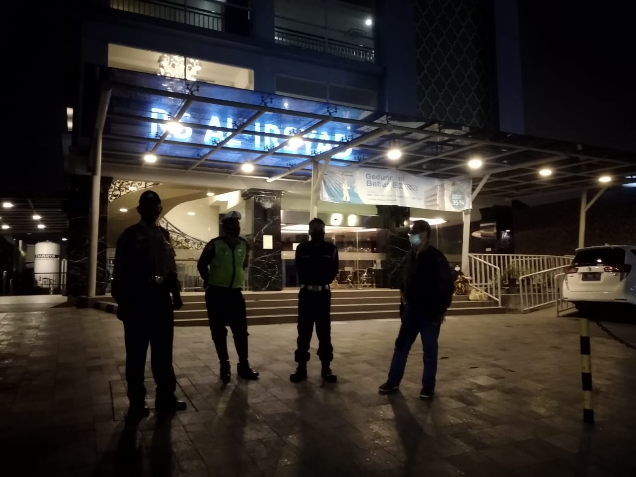 Polsek Pabean Cantikan Gelar Patroli Malam di Rumah Sakit Al Irsyad Antisipasi Kerawanan