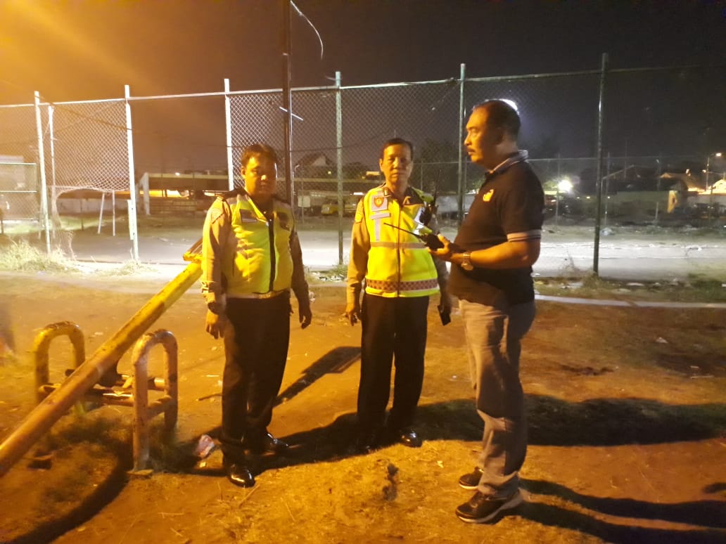 Antisipasi Pesta Miras, Patroli Malam Dilakukan Polsek Semampir di Lapangan Dwikora