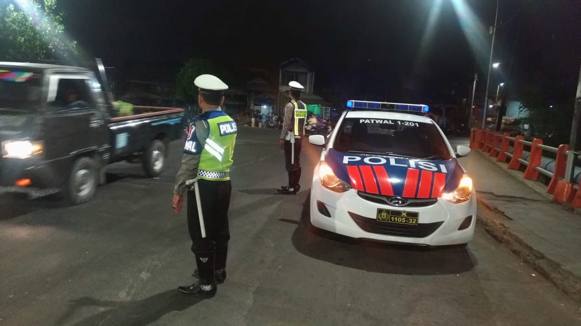 Satlantas Polres Tanjung Perak Gelar Patroli Blue Silver Setiap Malam
