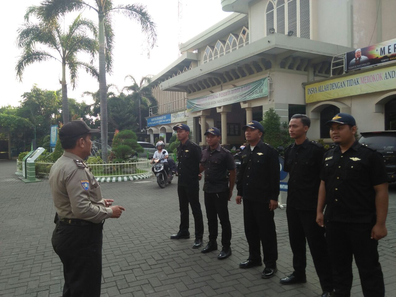 Babinkamtibmas Ujung Himbau Petugas Sekuriti SMA Al Irsyad Waspada Curanmor