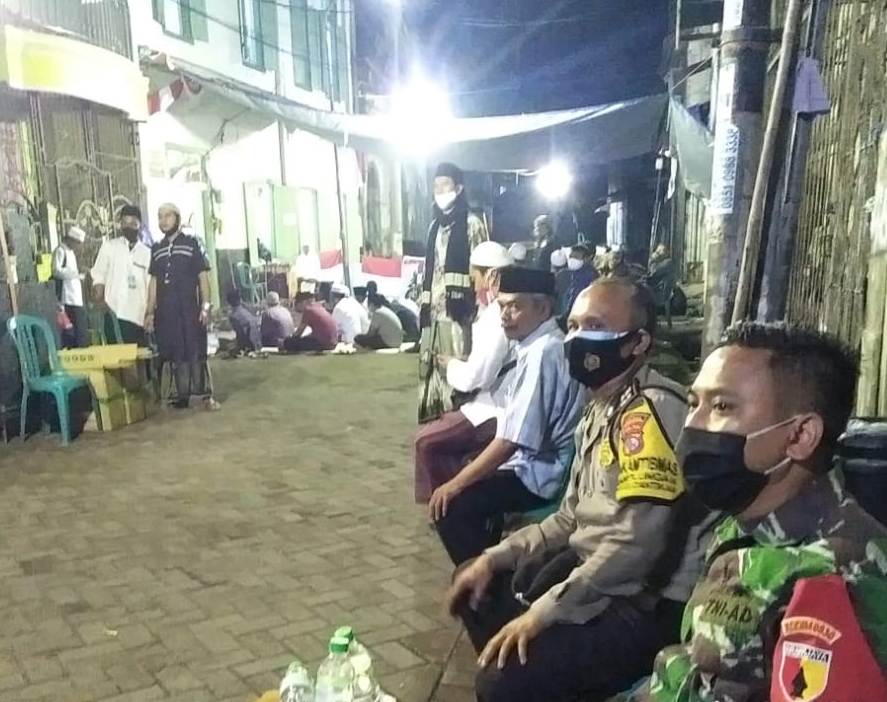 Babinkamtibmas Nyamplungan PAM Pengajian Maulid Nabi Muhammad SAW Bersama Babinsa