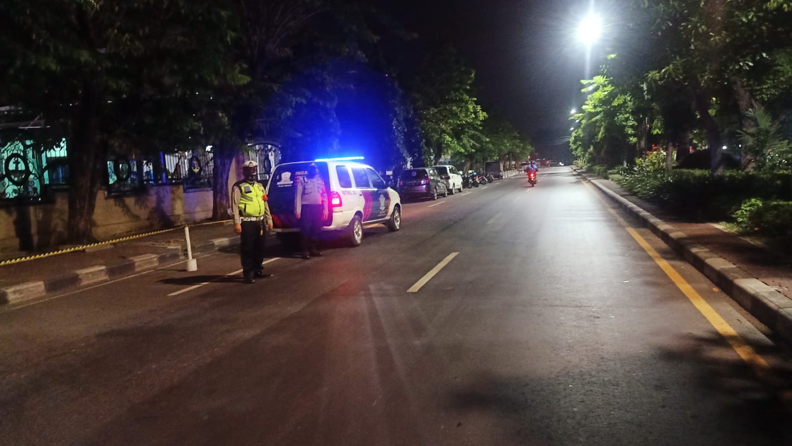 Beri Jaminan Rasa Aman, Polsek Semampir Gelar Patroli Blue Silver Malam Hari