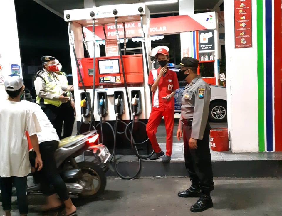 Polsek Pabean Cantikan Gelar Patroli Malam, Jaga Keamanan Wilayah