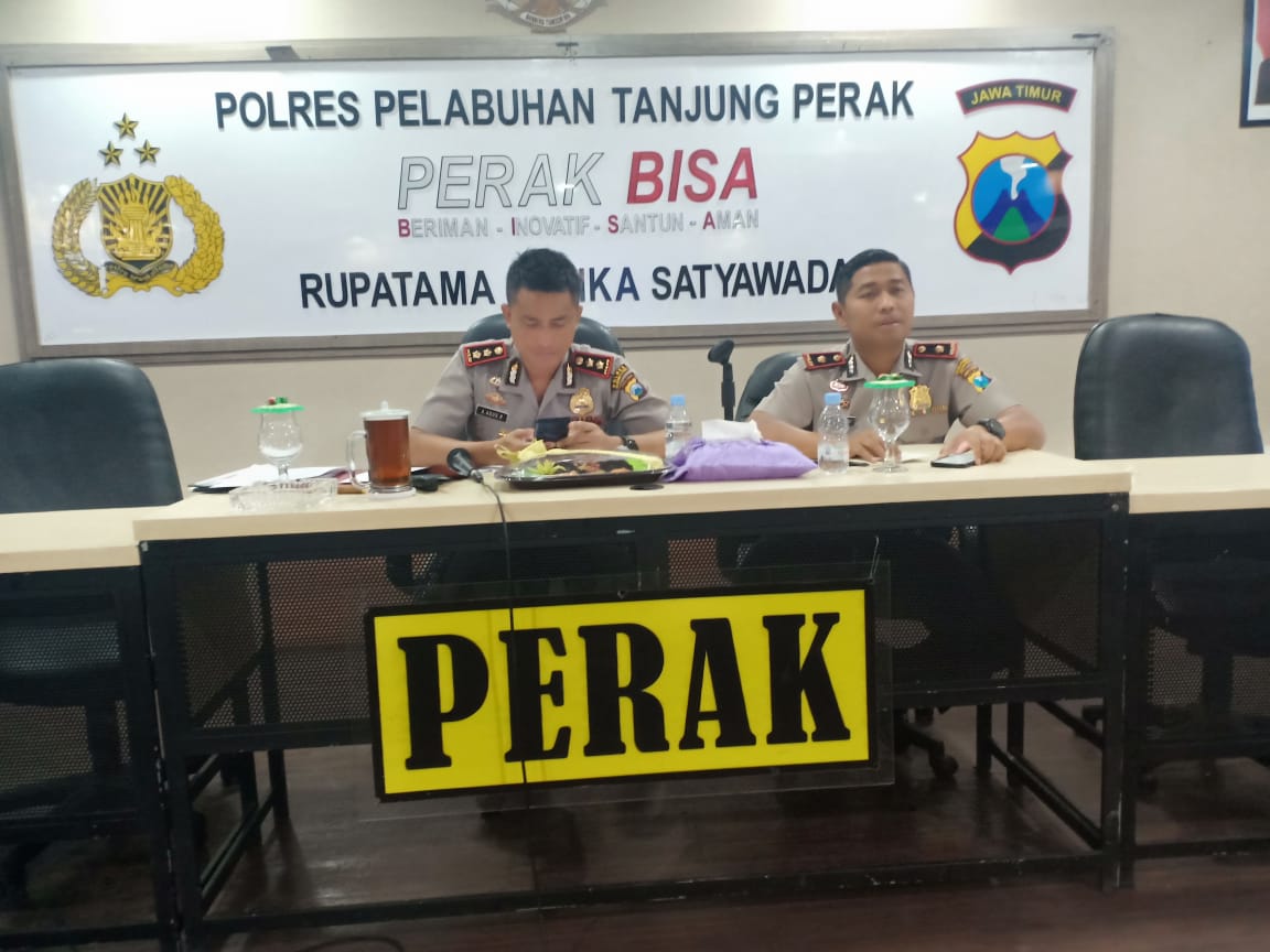 Kapolres Tanjung Perak Sampaikan Paparan Terkait 7 Program Prioritas Kapolri