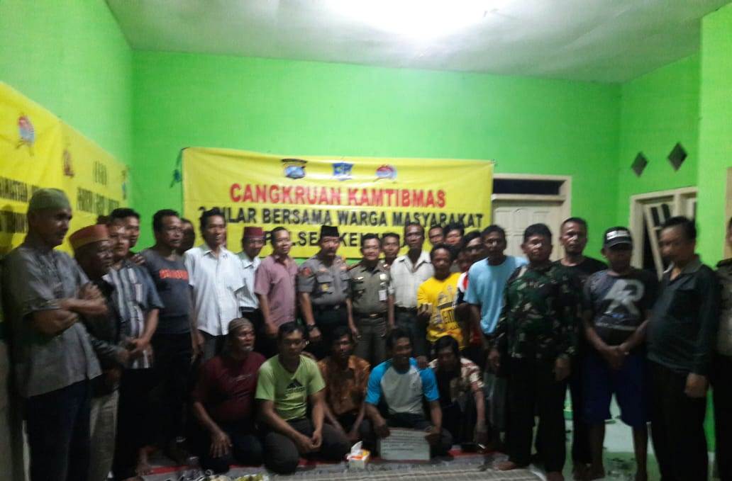 Polsek Kenjeran Bersama Masyarakat Gelar Deklarasi Anti Hoax & Pemilu Damai
