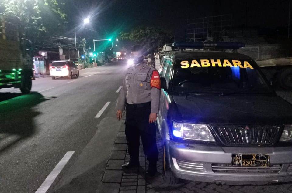Polsek Krembangan Gelar Patroli Mobile, Ciptakan Rasa Aman Pada Masyarakat