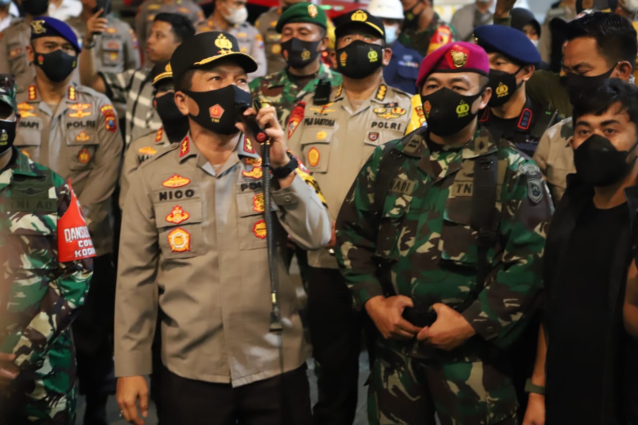 Kapolda Jatim Kawal Kepulangan Kader HMI di Pelabuhan Tanjung Perak Surabaya