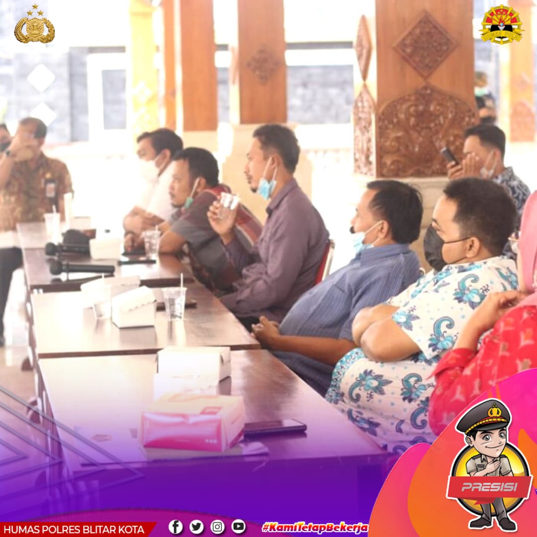 Polres Blitar Kota Fasilitasi Pertemuan Antara Peternak Unggas di Kabupaten Blitar dan Pemkab Blitar