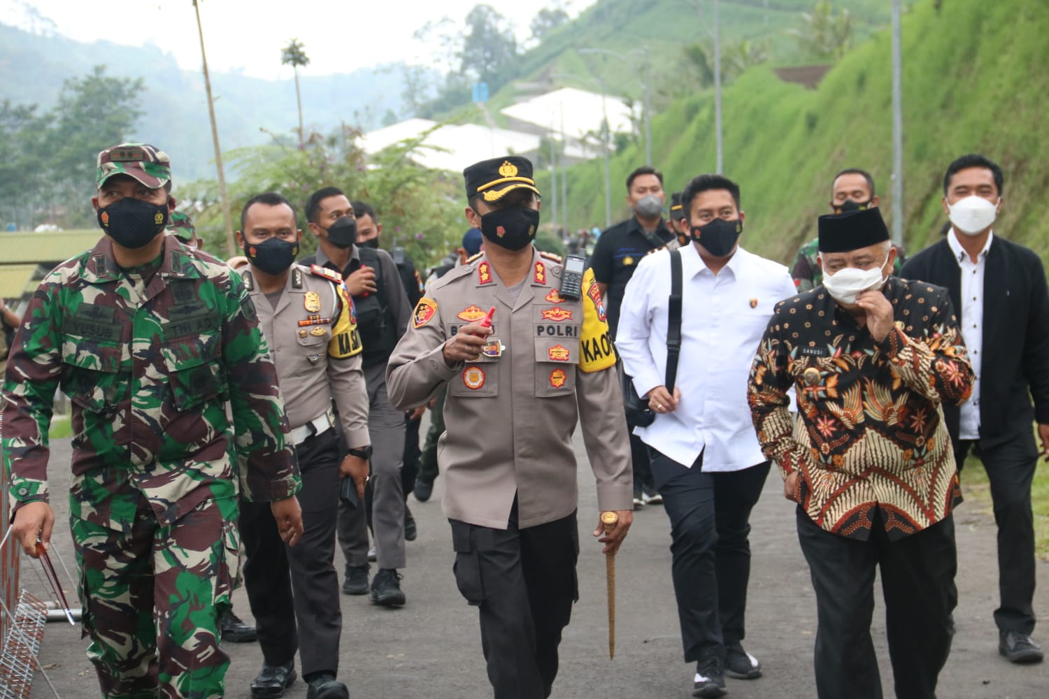 Forkopimda Kabupaten Malang Tinjau Wisata Vaksin  di Lembah Indah