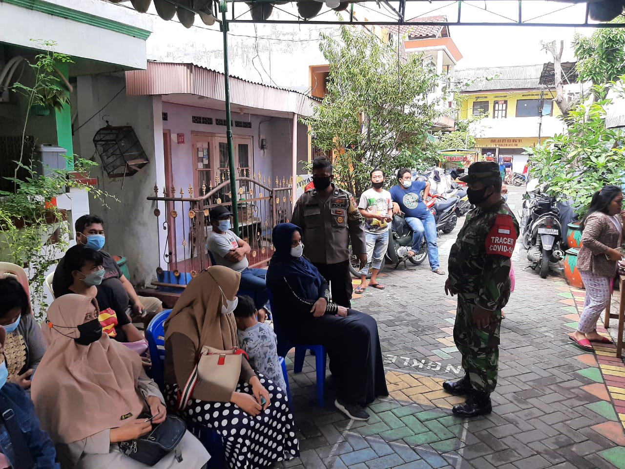Polsek Pabean Cantikan Gelar Vaksinasi Untuk Masyarakat, Pastikan Seluruh Warga Sudah Divaksin