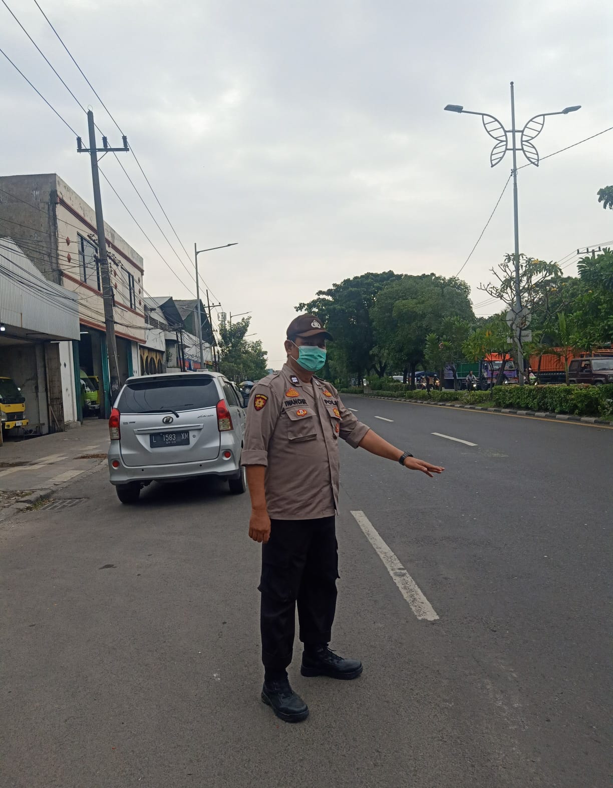 Polsek Krembangan Laksanakan Patroli Arus Lalu Lintas Waspada Kemacetan