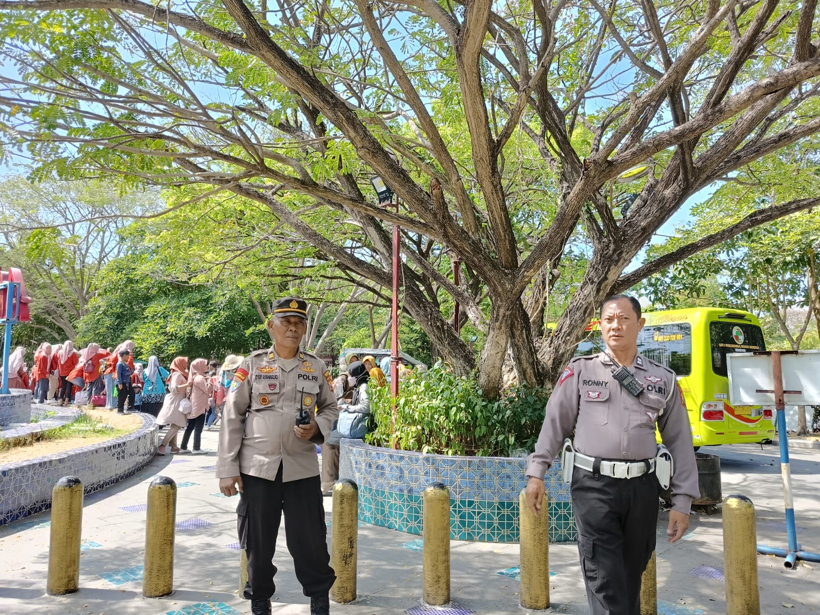 Polsek Kenjeran Memperketat Keamanan di Pantai Ria Kenjeran