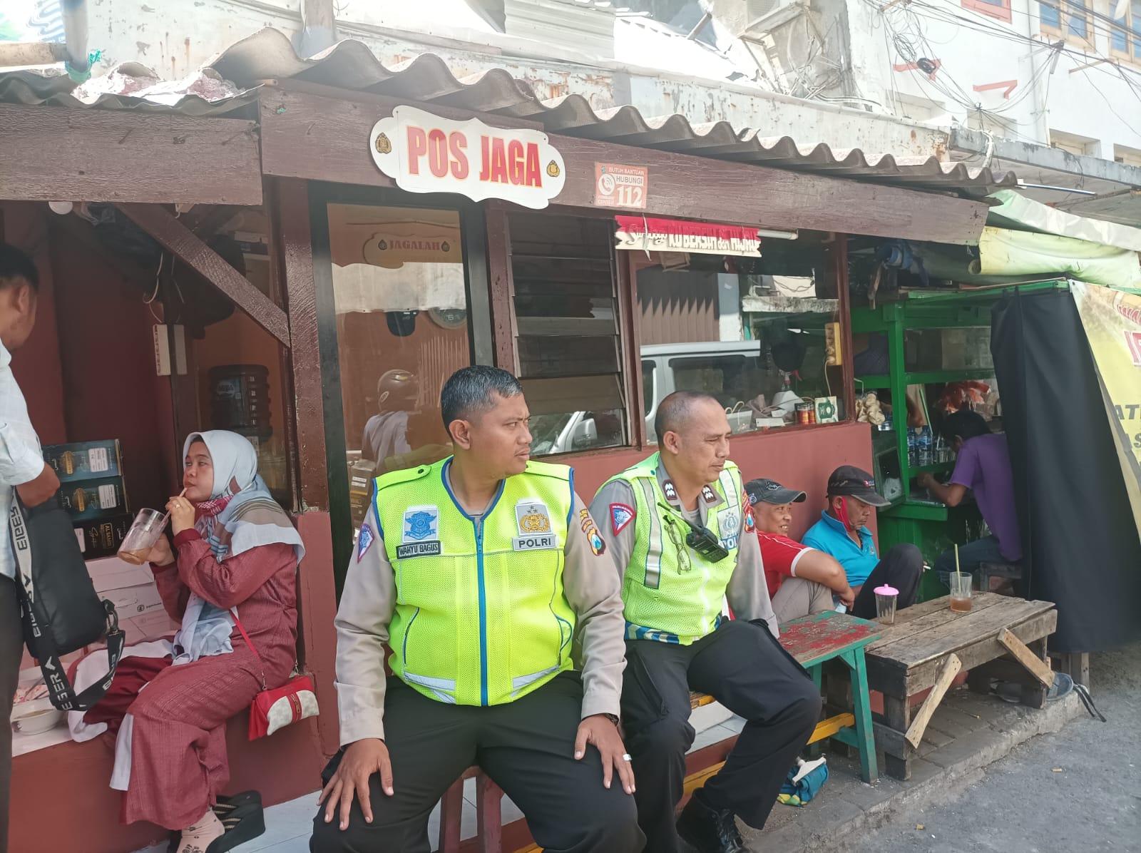 Polsek Pabean Cantikan Giat Patroli Harkamtibmas di Berbagai Titik Strategis