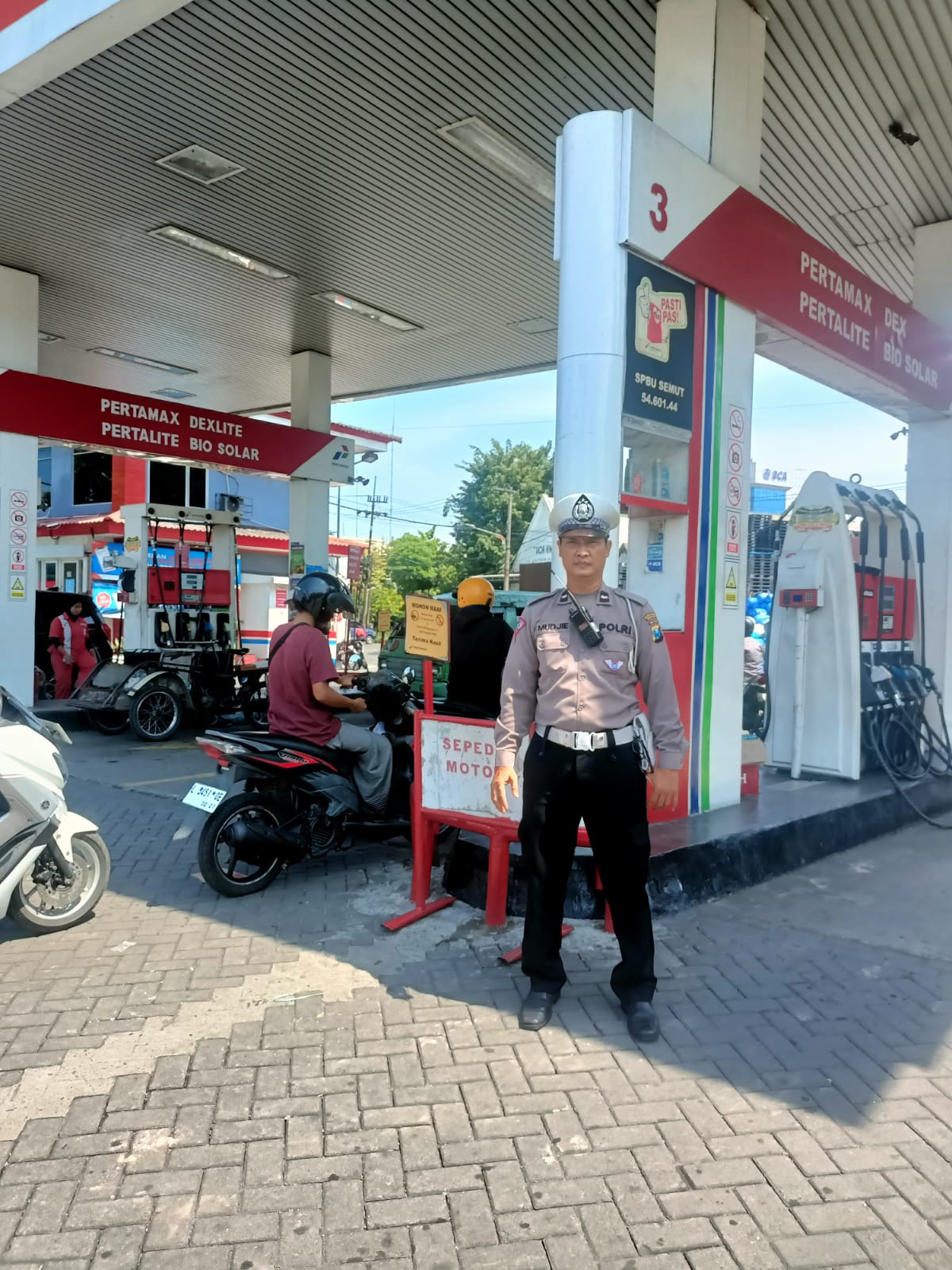 Polsek Pabean Cantikan Cegah Beredarnya Uang Palsu dan Tindak Kerawanan Lain Melalui Patroli di Titik Rawan