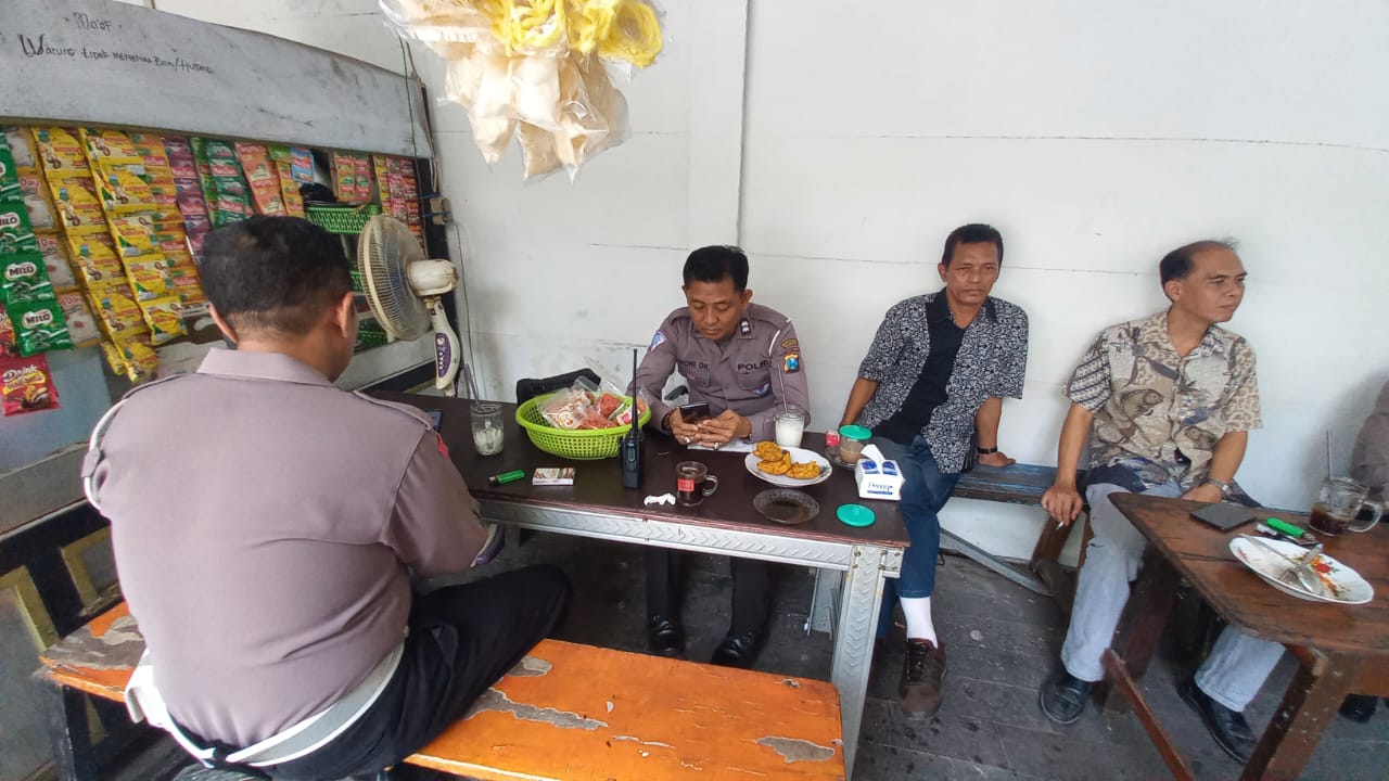 Polsek Kenjeran Ajak Warga Menjelang Pemilu 2024 Untuk Jaga Kerukunan