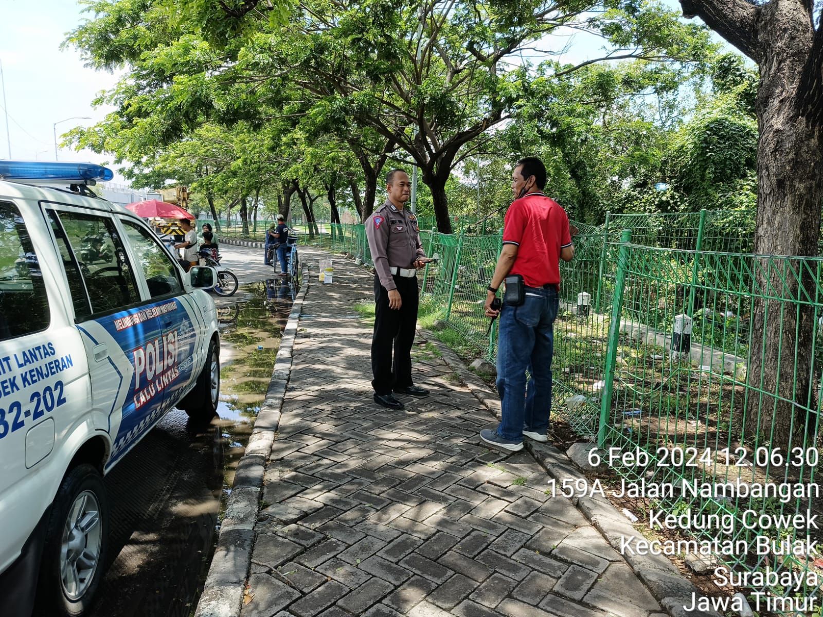 Polsek Kenjeran Gelar Patroli Harkamtibmas dan Pemantauan 3 Cepu di Seputaran Kenjeran dan Jembatan Suramadu