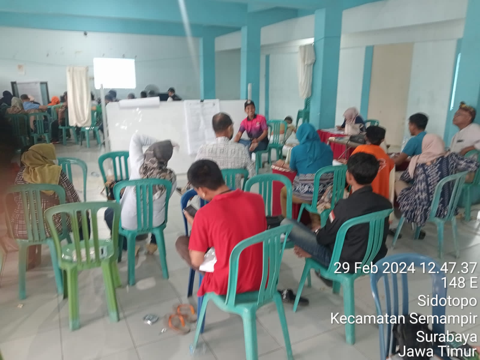 Polsek Semampir Dukung Kelancaran Rekapitulasi Perhitungan Suara di PPK Wilayah Semampir