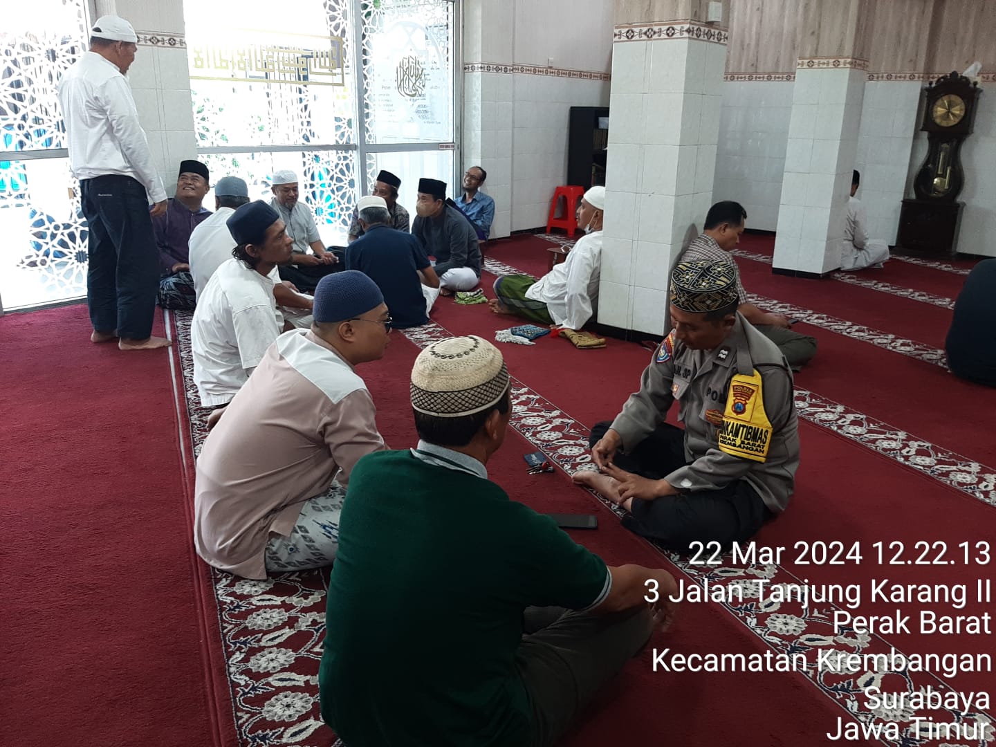 Bhabinkamtibmas Perak Barat Gelar Jum'at Darling di Masjid Baitussalam Bersama Ustad Rahman